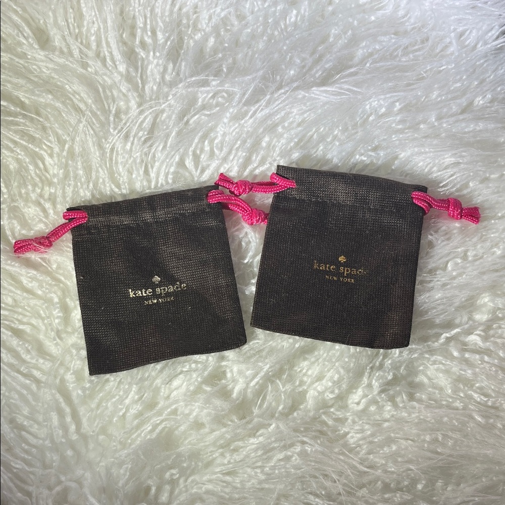 New Kate Spade Brown Bags with Pink Ties